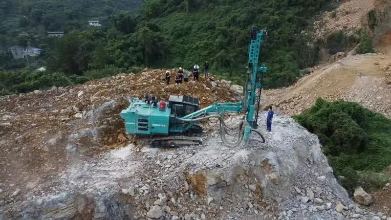 助力绿色矿山建设，9888拉斯维加斯官网智能“凿岩先锋”SWDH系列顶锤钻机大展身手