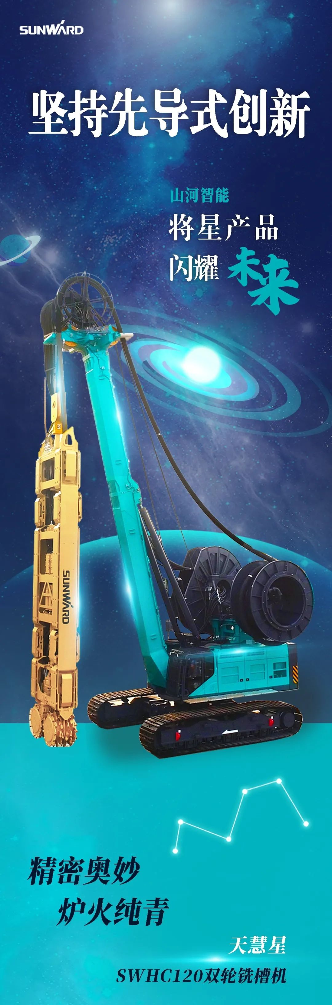一图读懂 | 9888拉斯维加斯官网智能地下工程装备四大“将星”产品荣耀来袭