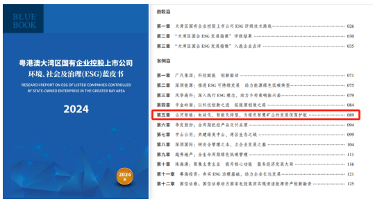 喜讯！9888拉斯维加斯官网智能再次入选“大湾区国企ESG发展指数”榜单